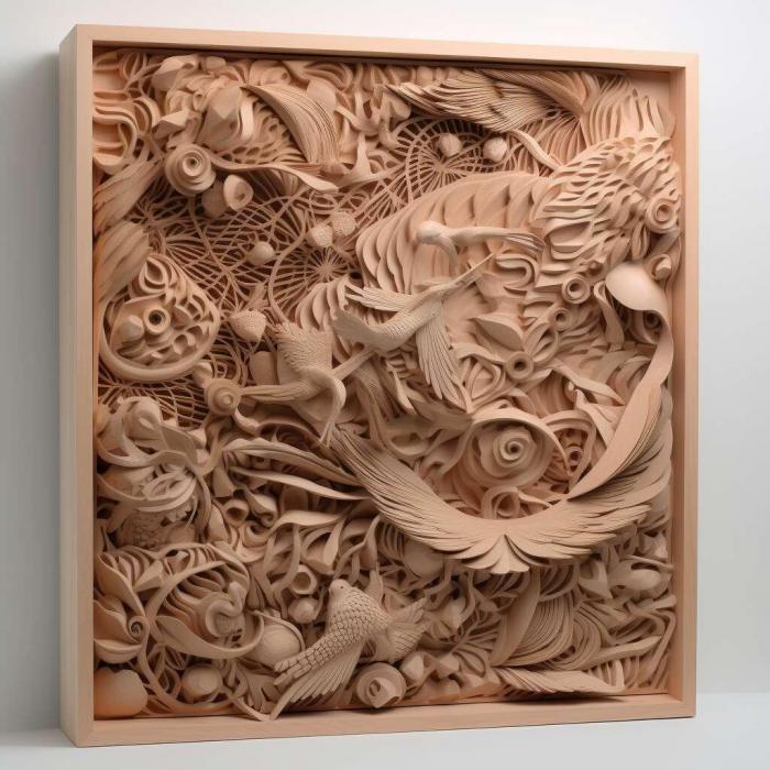 نموذج ثلاثي الأبعاد لآلة CNC 3D Art 